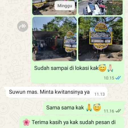 Pengiriman Papan Bunga Duka Tugu Utara