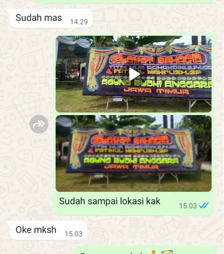 Pengiriman Papan Bunga Tugu Utara